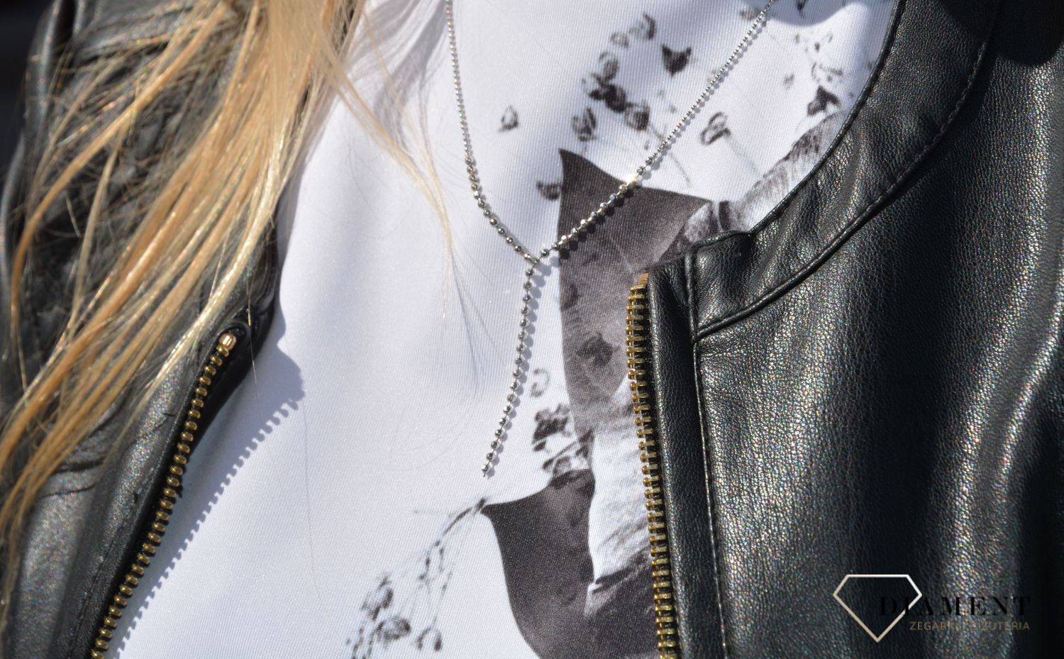 Srebrny naszyjnik kuleczki krawat Dall'Acqua NSZ 000000 122 925 1.jpg